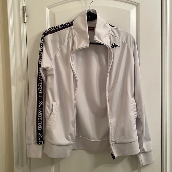 I am selling a small white zip up hoodie - Picture 1 of 3